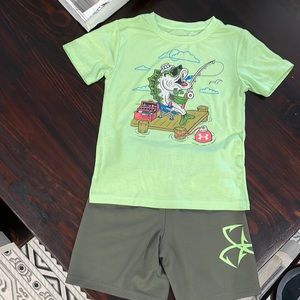 Boys Under Armour Short set